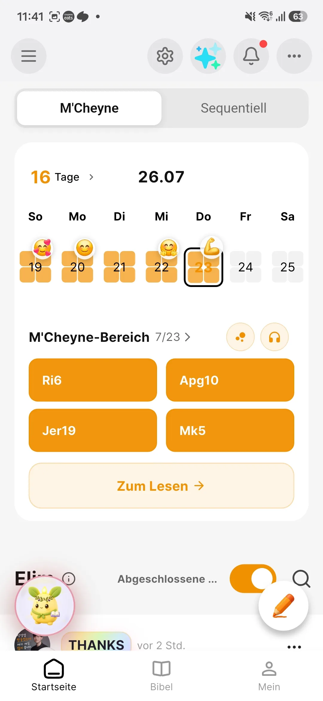 McCheyne Bibelleseplan 2026 · Bible Habit