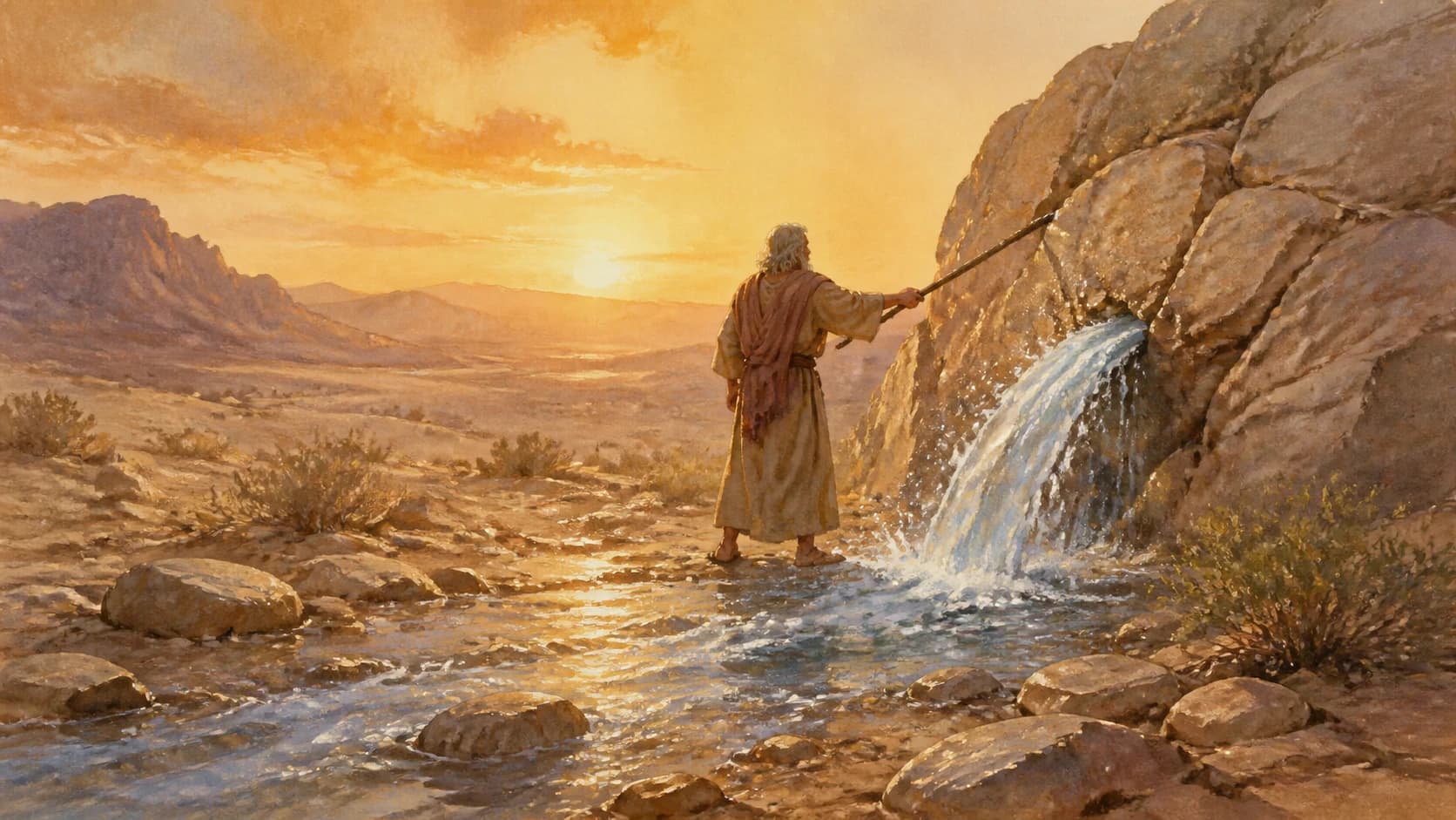 How the Water Crisis and Battle Were Resolved in Exodus 17