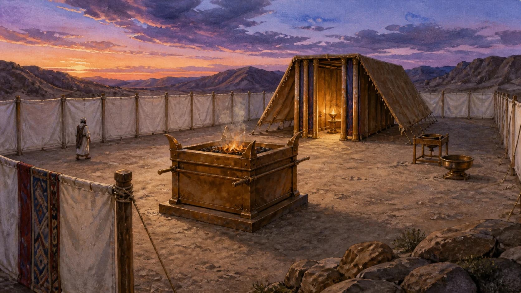 How Does Exodus 27 Prepare the Altar, Courtyard, and Lamp?