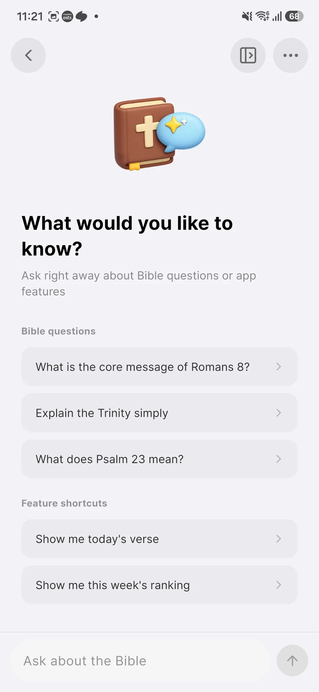 AI Bible search · Bible Habit