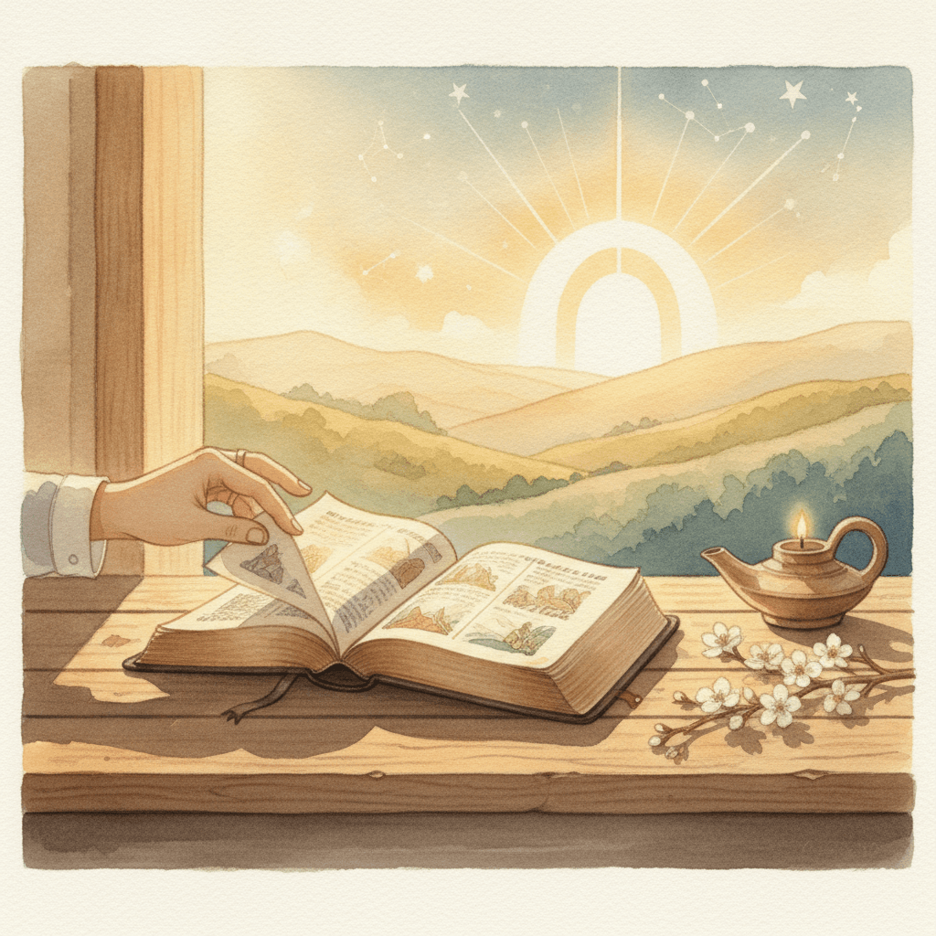 Wie man die biblische Erzählung auf einen Blick erkennt: Der Zusammenhang der Erlösungsgeschichte vor der Chronologie