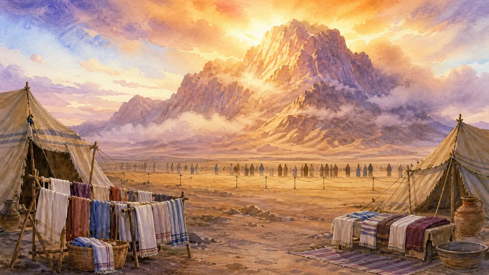 Why Did the Israelites Prepare at the Foot of the Mountain in Exodus 19?