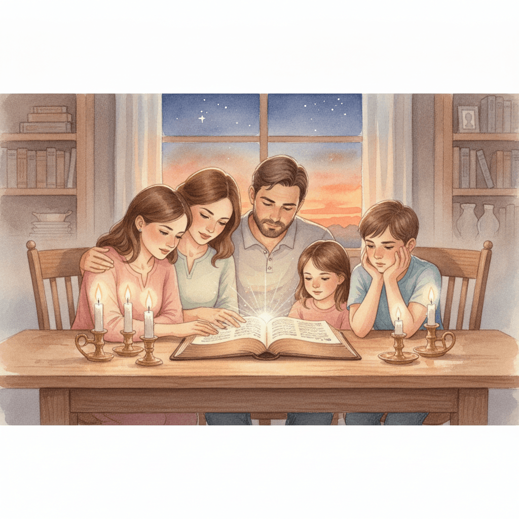 Wie man im Haus den Rhythmus des Wortes Gottes etabliert: Ein Familienwortzeit ohne Druck fortsetzen