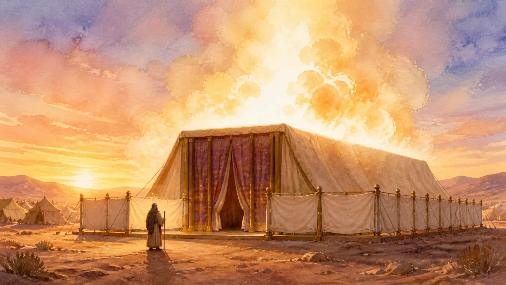 The Cloud Covered the Tabernacle When Moses Set It Up as Commanded